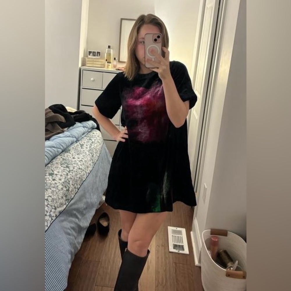 NWT Size MP - The Emmy Swing Mini Dress by Maeve: Velvet Edition (NWT USD 178)